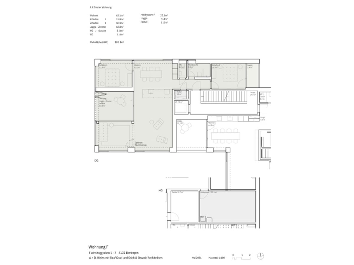Exklusive 3.5-Zimmer-Wohnung in Binningen mit Loggia & Balkon - 10