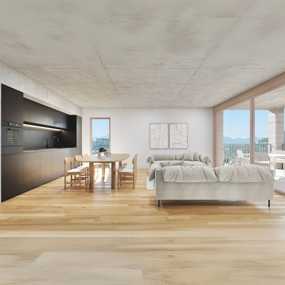 Moderno appartamento di 2.5 locali ad Agno/Moderne 2.5-Zimmer-Wohnung in Agno - 1
