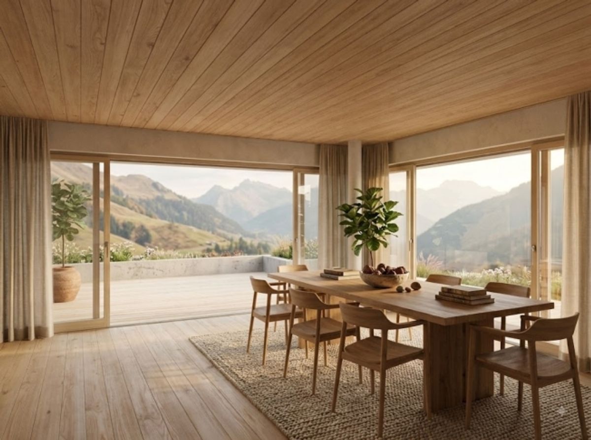Une échappée alpine, terrasse XXL de 35 m² baignée de soleil LOT 5  Superbe 4.5 Pièces - 7