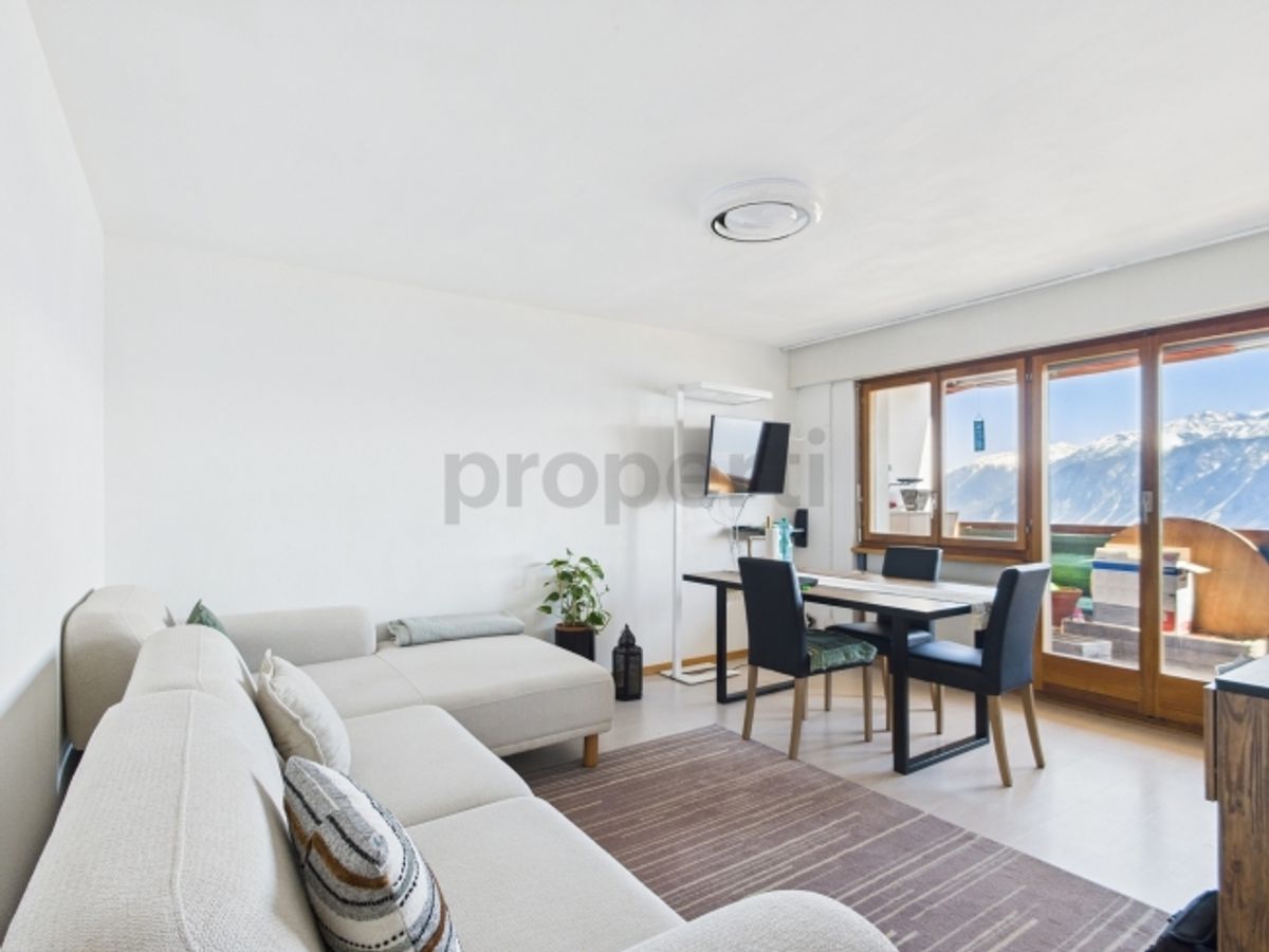 Appartement 3.5p à Crans-Montana, proche funiculaire et vue exceptionnelle - 0