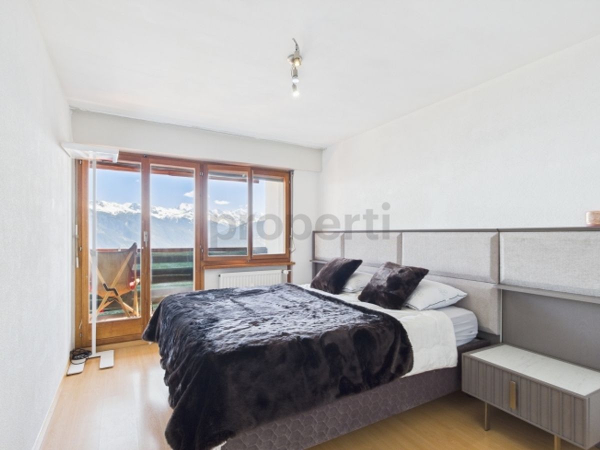 Appartement 3.5p à Crans-Montana, proche funiculaire et vue exceptionnelle - 3