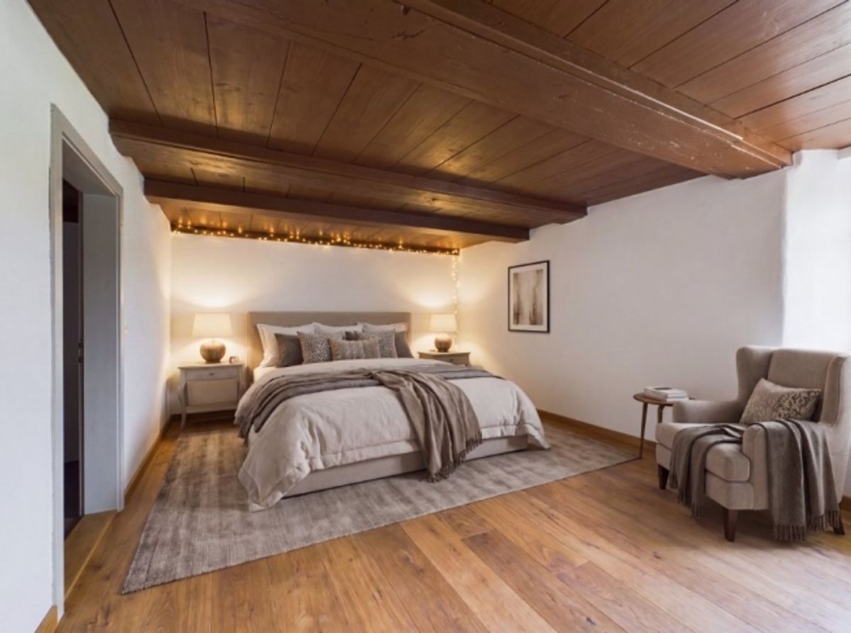3.5-Zimmer-Eigentumswohnung im EG in historischer Mühle von 1555 mit Gotischer Decke und eigenem Garten - 3