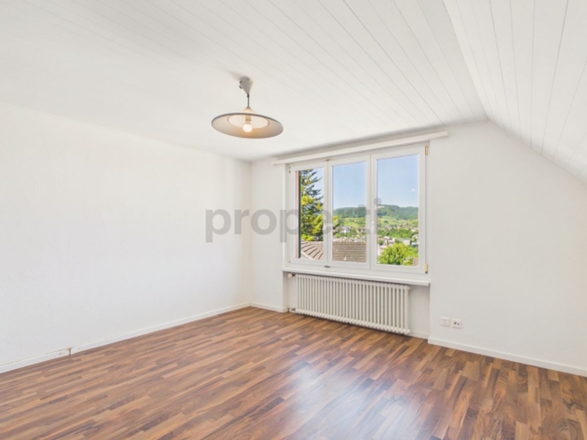 Helle 2-Zimmer-Dachgeschoss-Wohnung in Dorfzentrum von Füllinsdorf - 1
