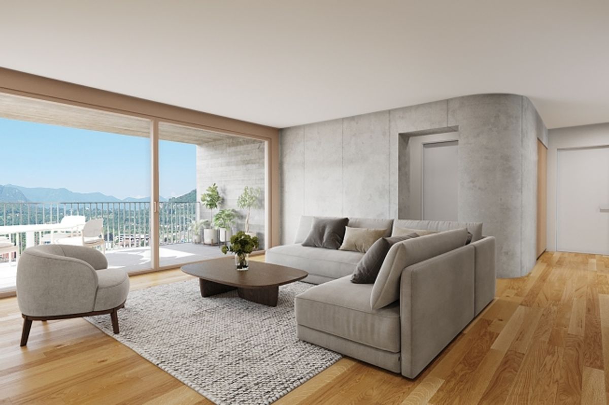 Moderno appartamento di 4,5 locali ad Agno/Moderne 4.5-Zimmer-Wohnung in Agno - 1