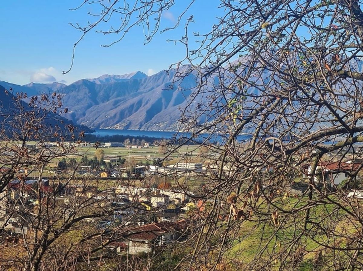 Casa bifamiliare con vista panoramica in zona residenziale di Cugnasco - 1