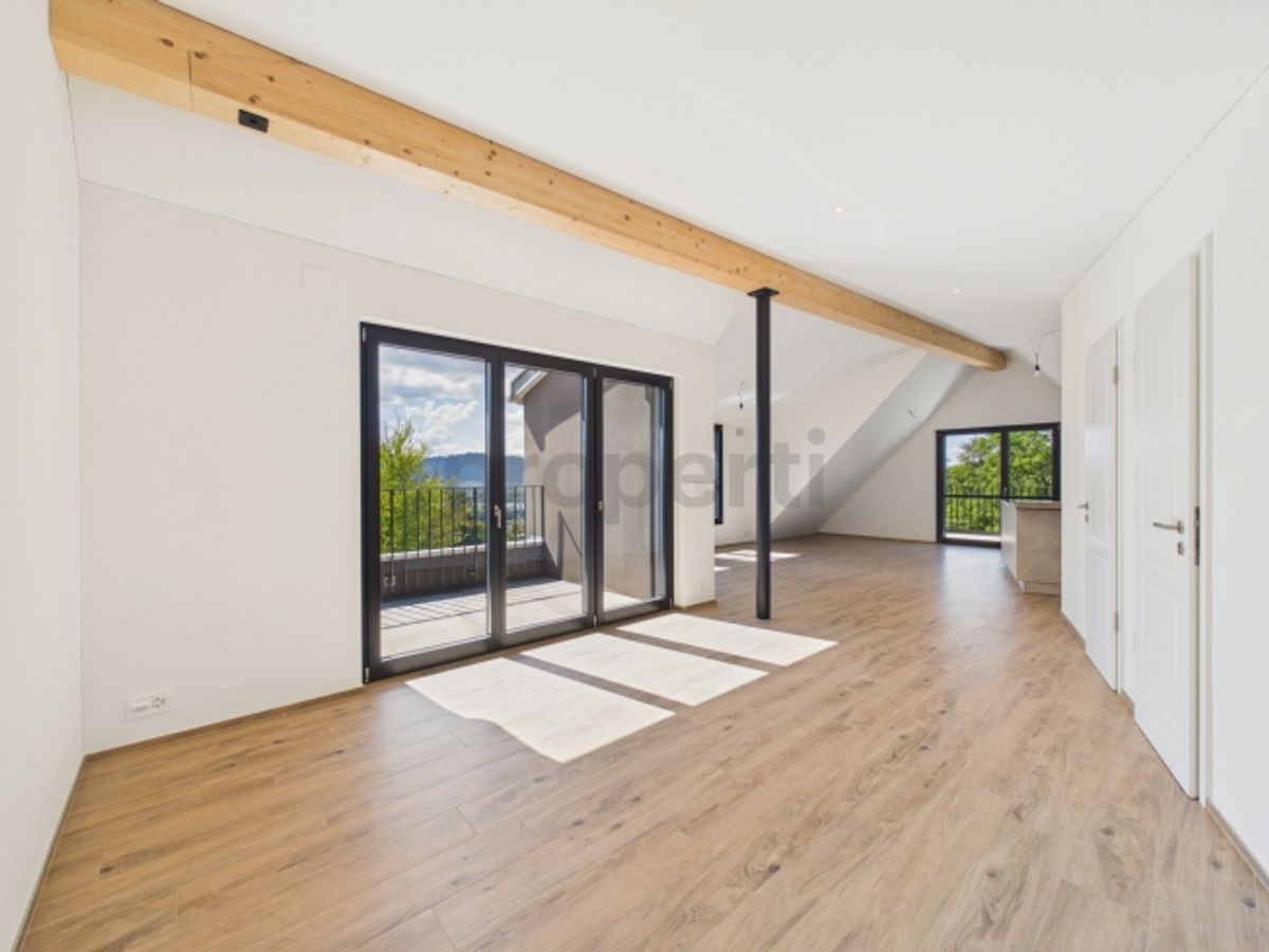 Attikawohnung direkt am Waldrand mit Zürichseeblick, Minergie-Standard und Free-Cooling - 3