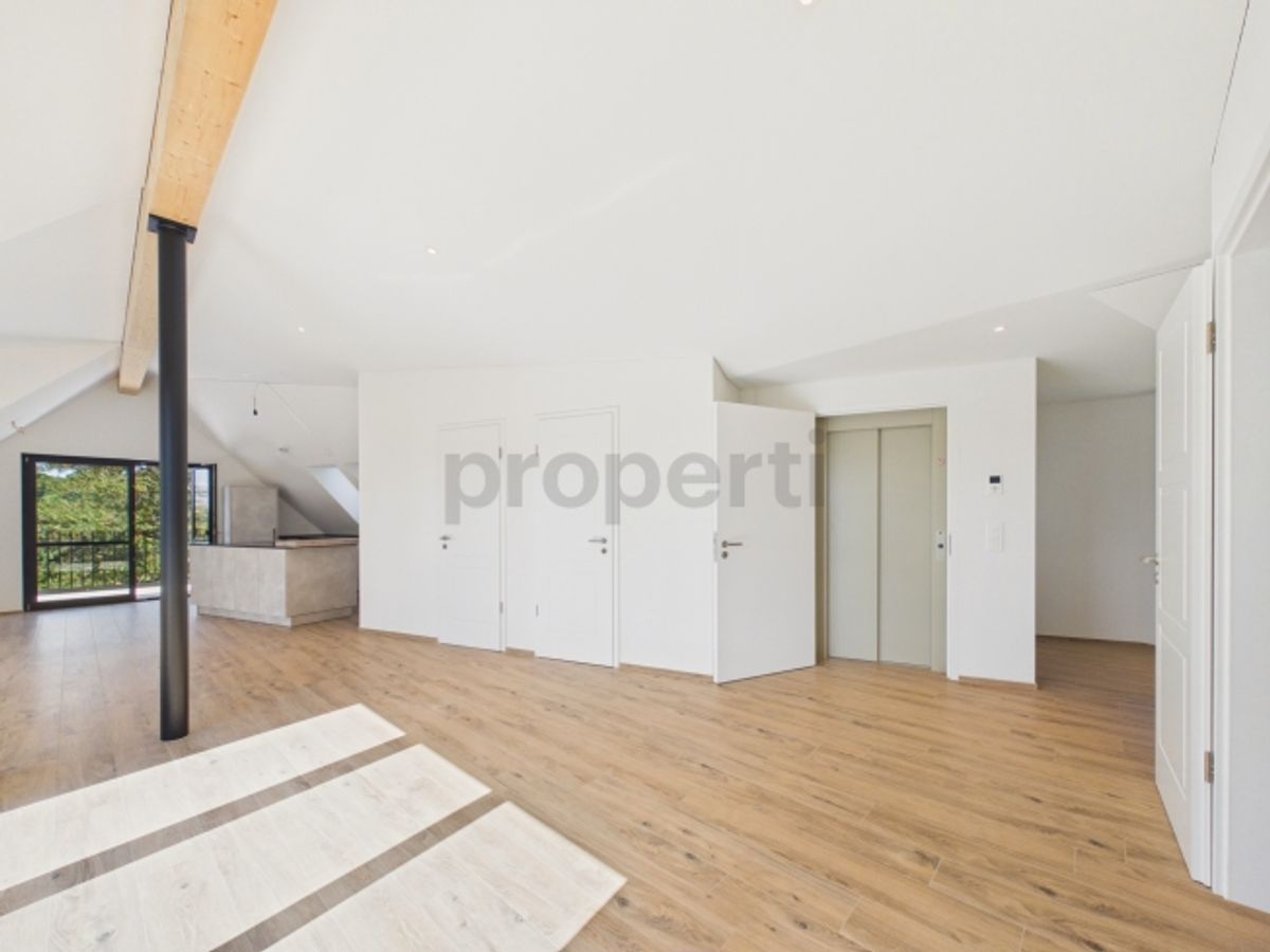 Attikawohnung direkt am Waldrand mit Zürichseeblick, Minergie-Standard und Free-Cooling - 4
