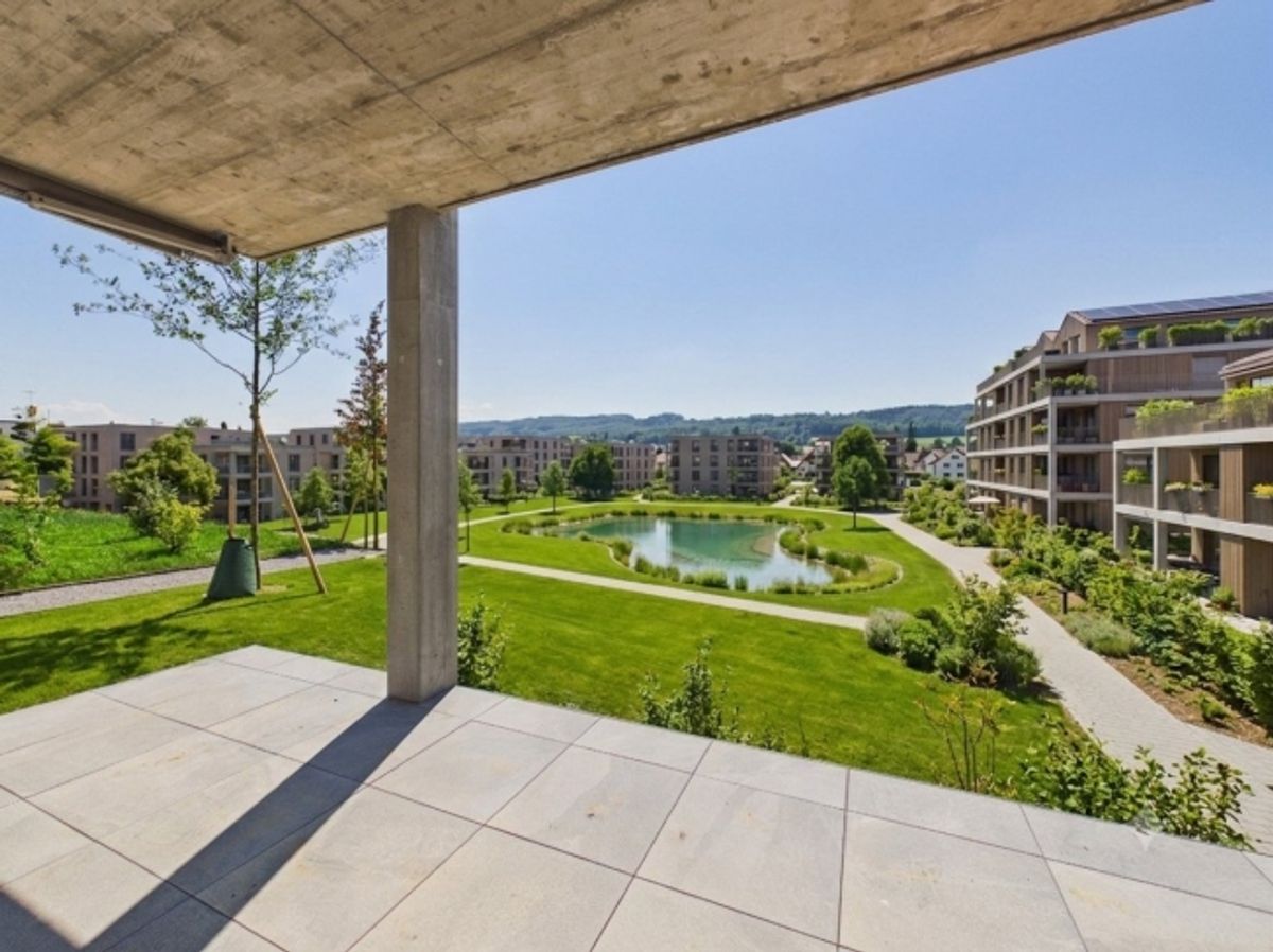 Neubau / Erstbezug Eigener 120 m² Garten mit Parkblick, 40 m² Wohnbereich - 0