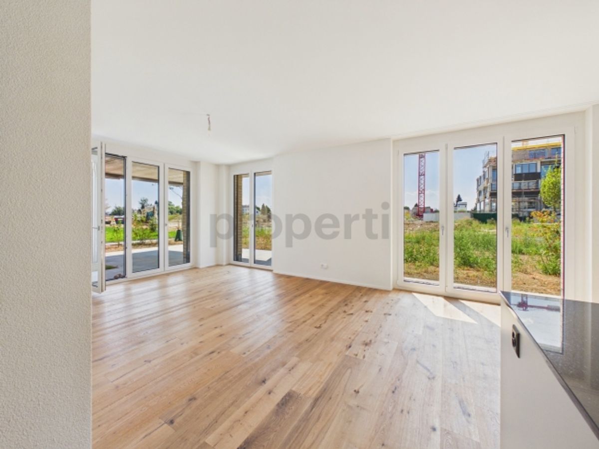 Neubau / Erstbezug Eigener 120 m² Garten mit Parkblick, 40 m² Wohnbereich - 3