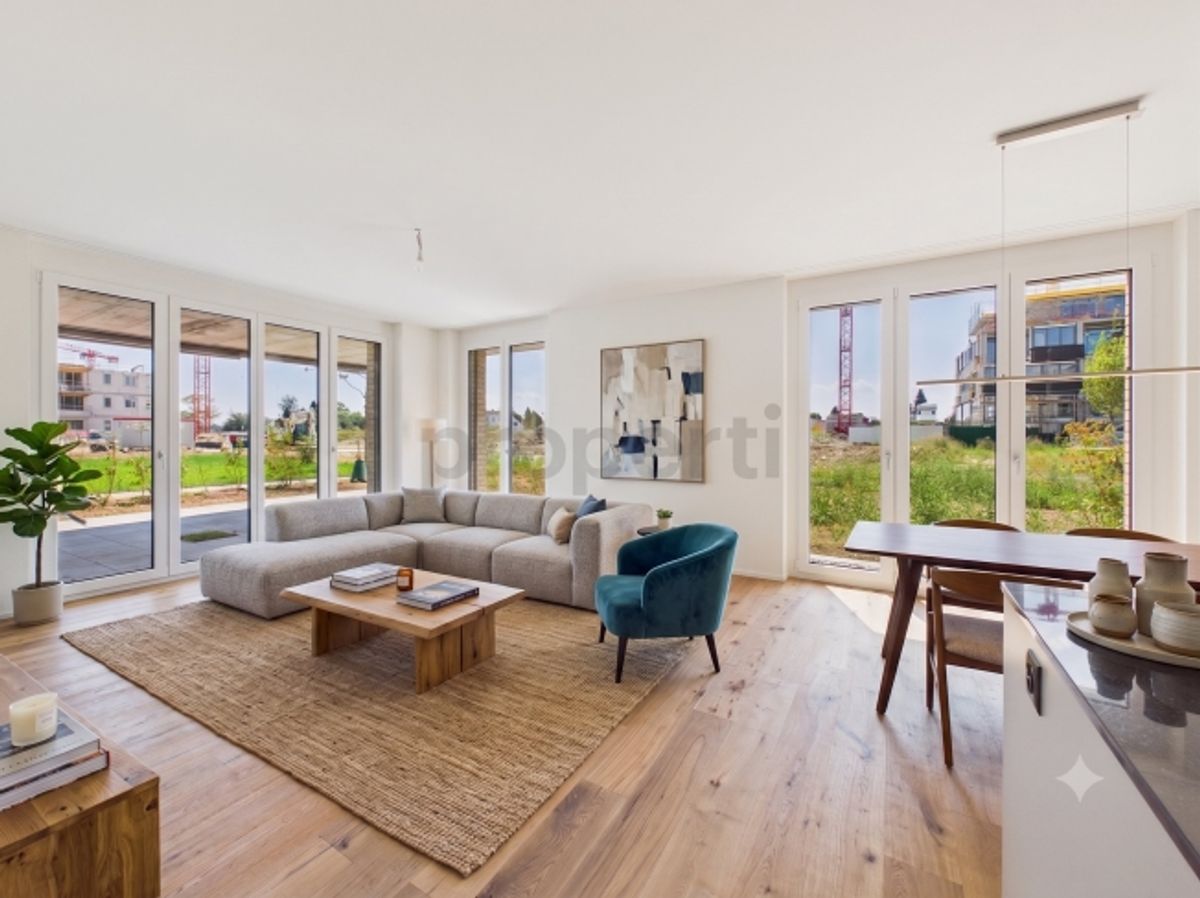 Neubau / Erstbezug Eigener 120 m² Garten mit Parkblick, 40 m² Wohnbereich - 4