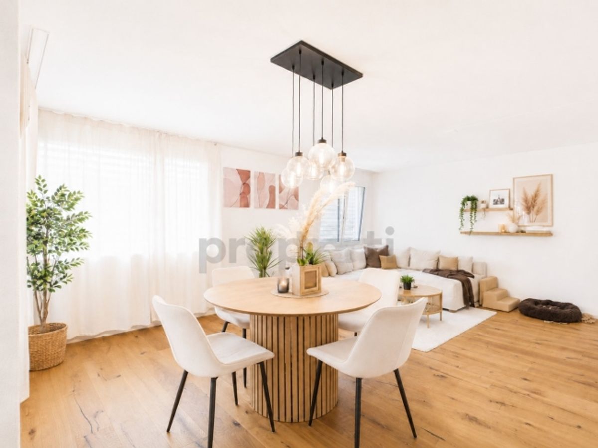 Renovierte 3.5-Zimmer-Wohnung mit privatem Gartensitzplatz und moderner Ausstattung - 0