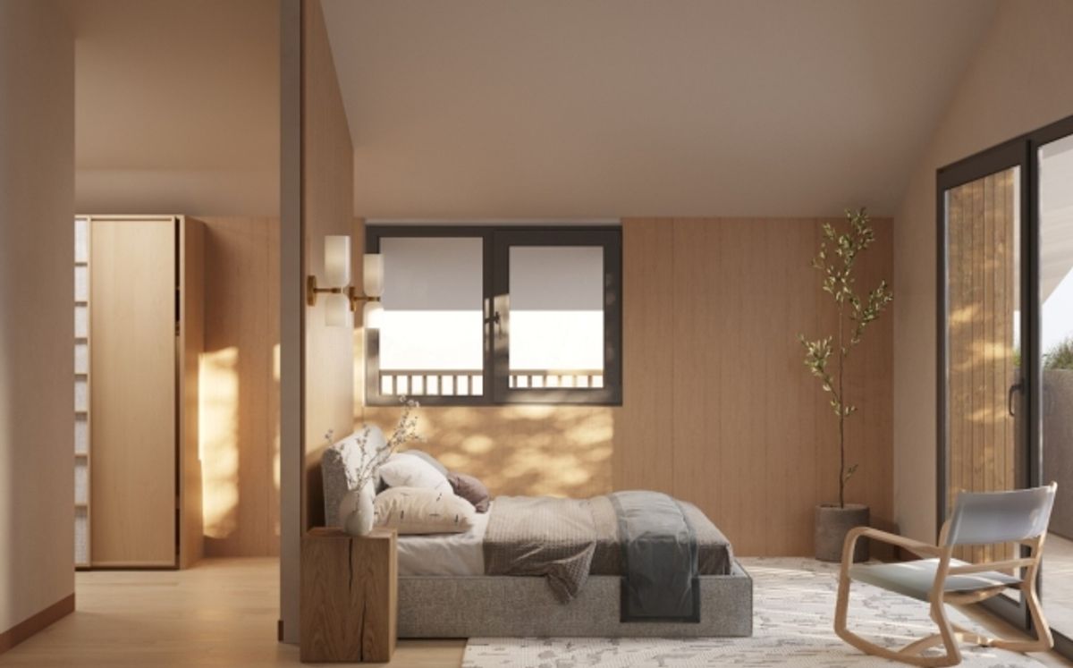 Chalet mitoyen contemporain sur plan  5,5 pièces à Euseigne (Hérémence) - 5