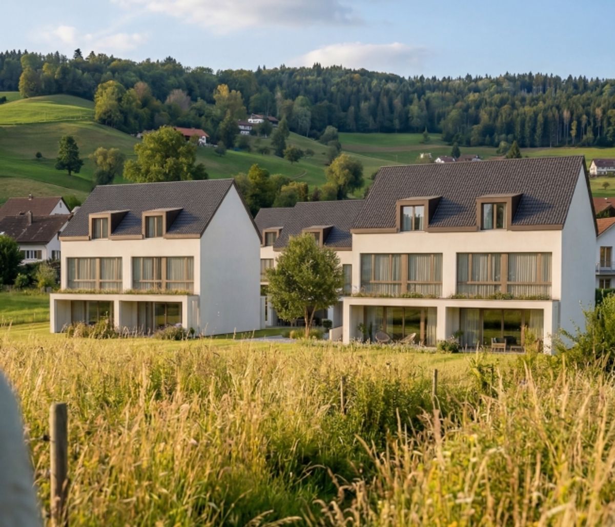 Exklusives 6.5-Zimmer Neubau-Reiheneinfamilienhaus B.1 mit hochwertigem Ausbau  Oberkulm AG - 0