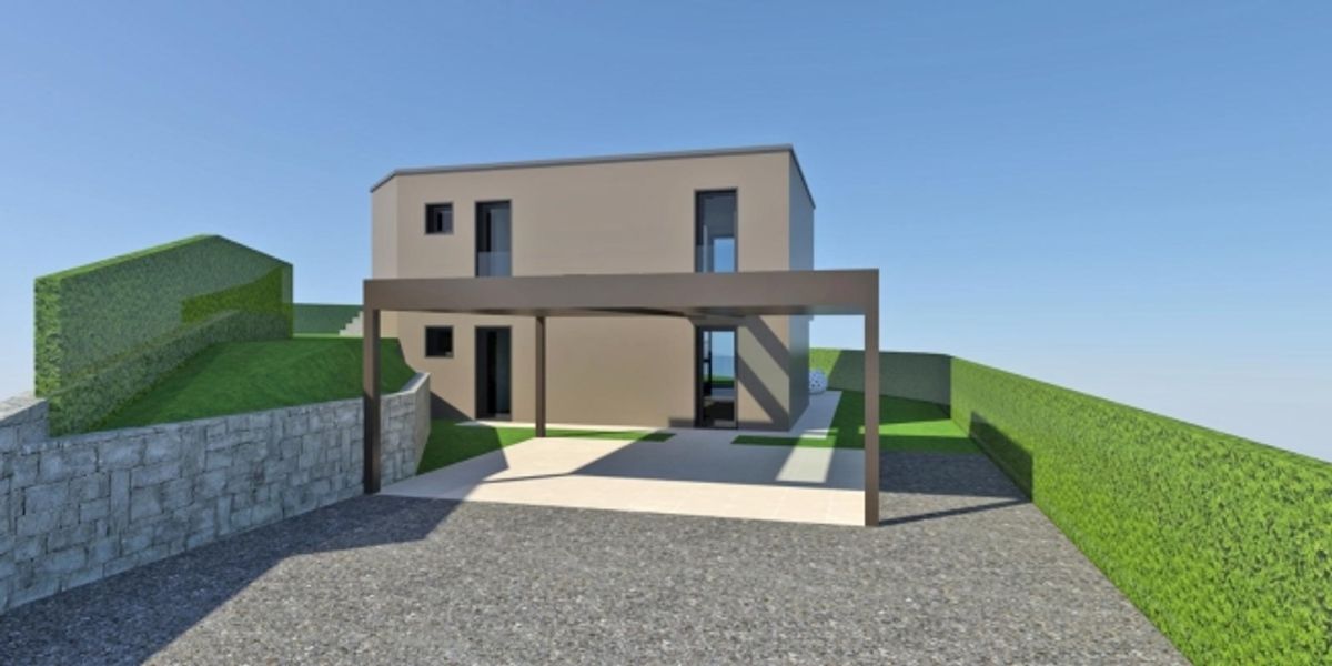 Villa 4.5 locali nuova costruzione, vista lago con piscina, Dino-Sonvico - 0