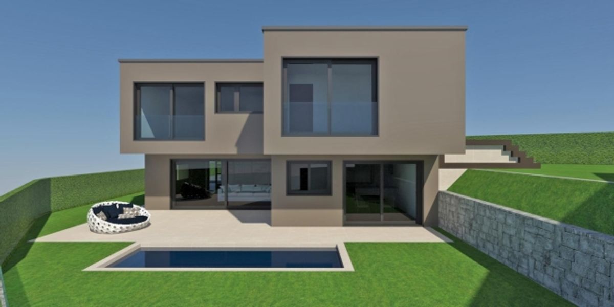 Villa 4.5 locali nuova costruzione, vista lago con piscina, Dino-Sonvico - 1