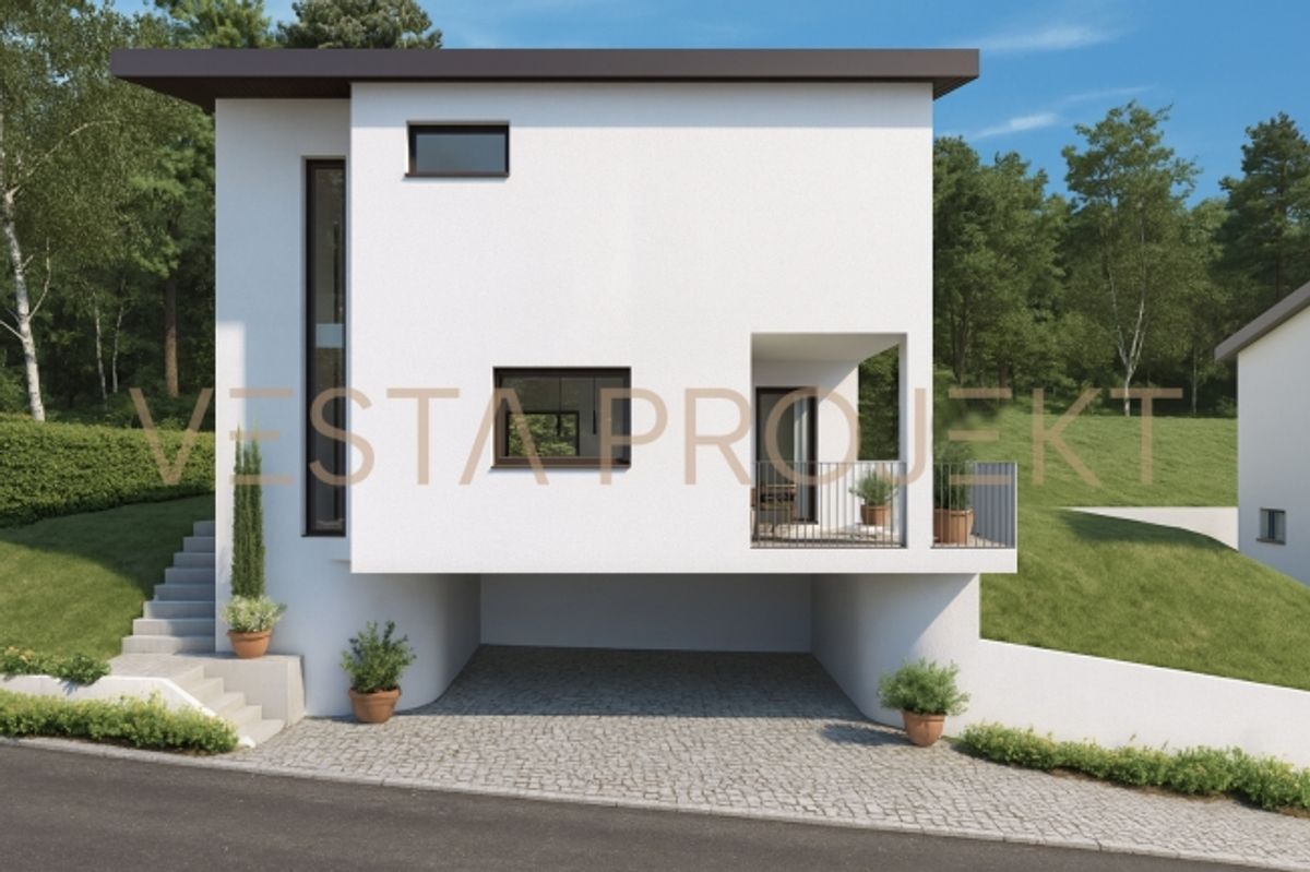 Progetto di costruzione approvato per due moderne ville unifamiliare con standard Minergie e vista panoramica - 1
