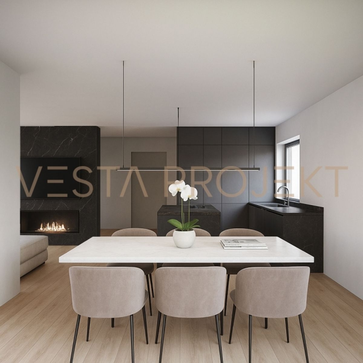 Progetto di costruzione approvato per due moderne ville unifamiliare con standard Minergie e vista panoramica - 4