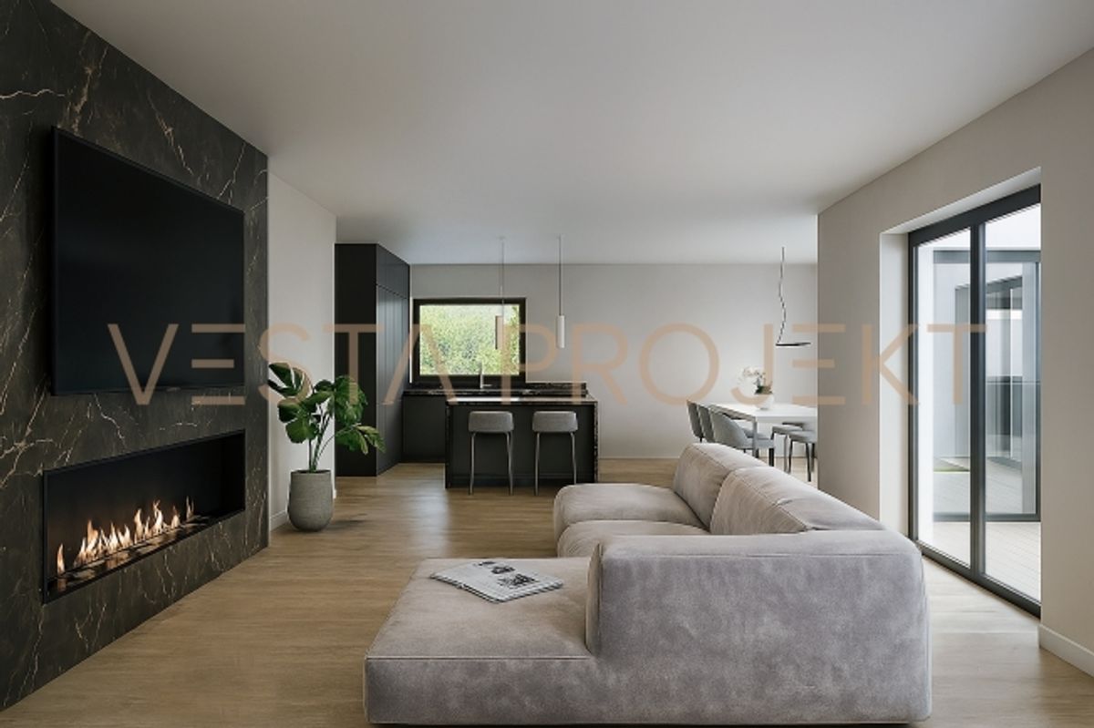 Progetto di costruzione approvato per due moderne ville unifamiliare con standard Minergie e vista panoramica - 5