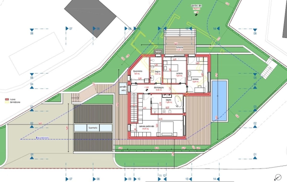 Villa 4.5 locali nuova costruzione, vista lago con piscina, Dino-Sonvico - 6