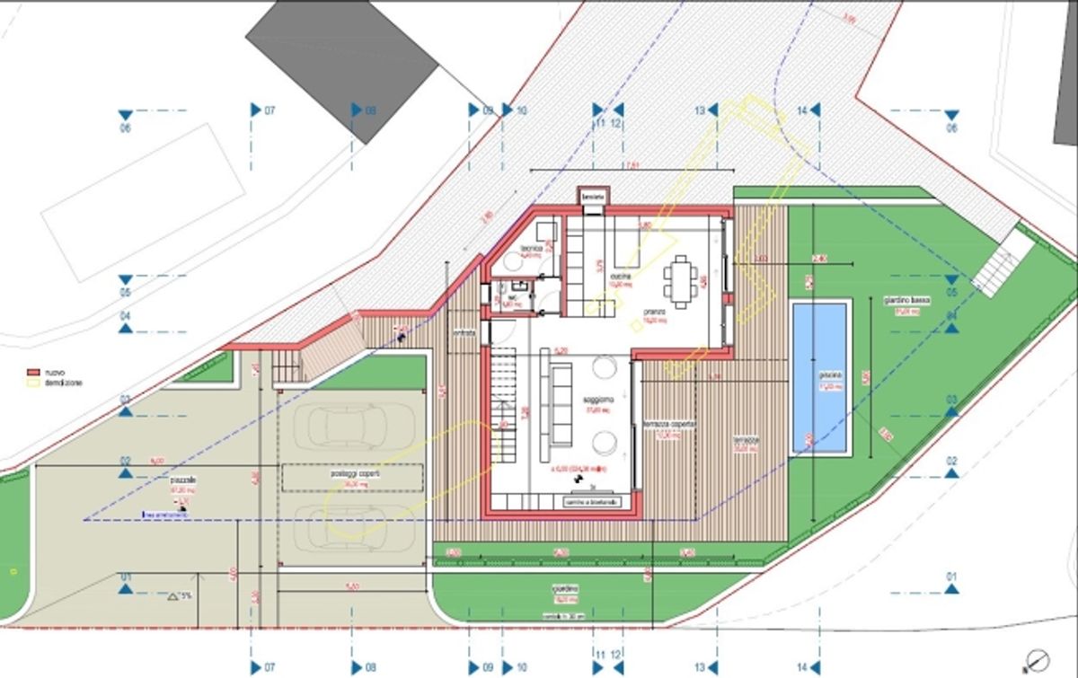 Villa 4.5 locali nuova costruzione, vista lago con piscina, Dino-Sonvico - 7