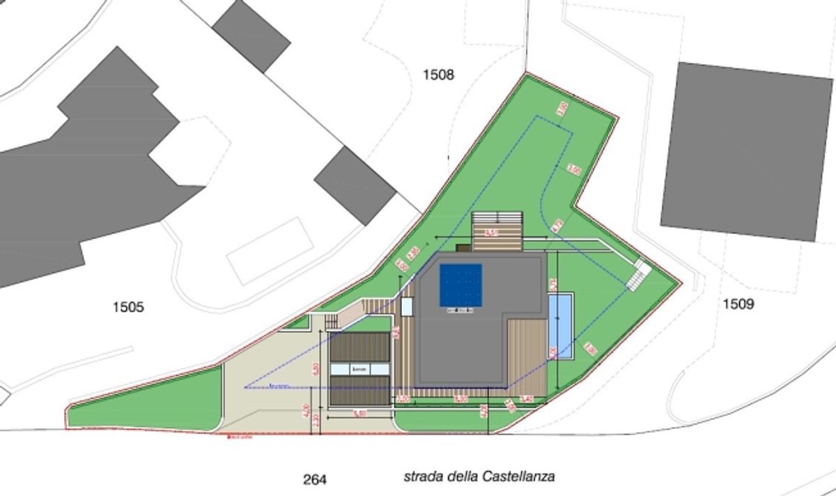 Villa 4.5 locali nuova costruzione, vista lago con piscina, Dino-Sonvico - 8