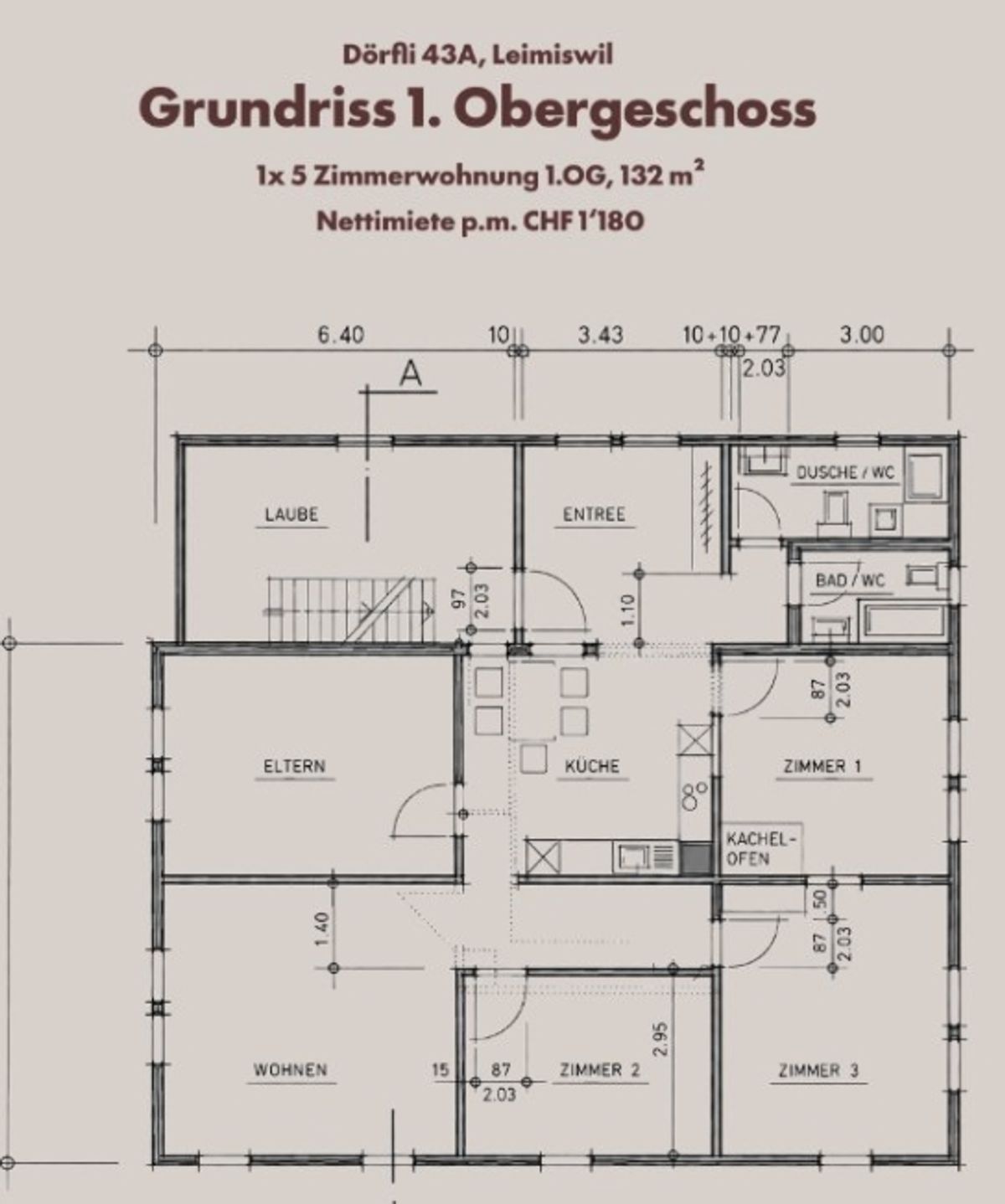 Grosszügiges Mehrfamilienhaus mit top Rendite und Parkmöglichkeit, Leimiswil - 4