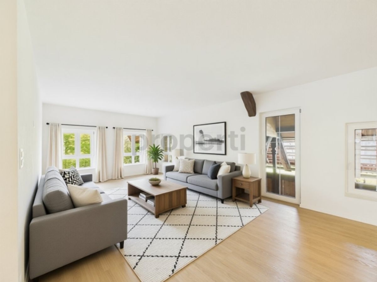 Stilvolle 5.5-Zimmer-Wohnung mit Balkon in Bolligen - 0
