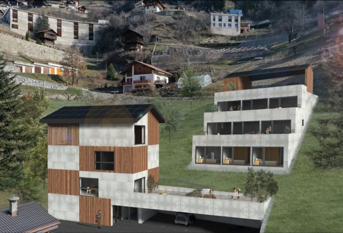 Doppelhaus in Isérables Terrasses du Planard 4,5 Zimmer - 4