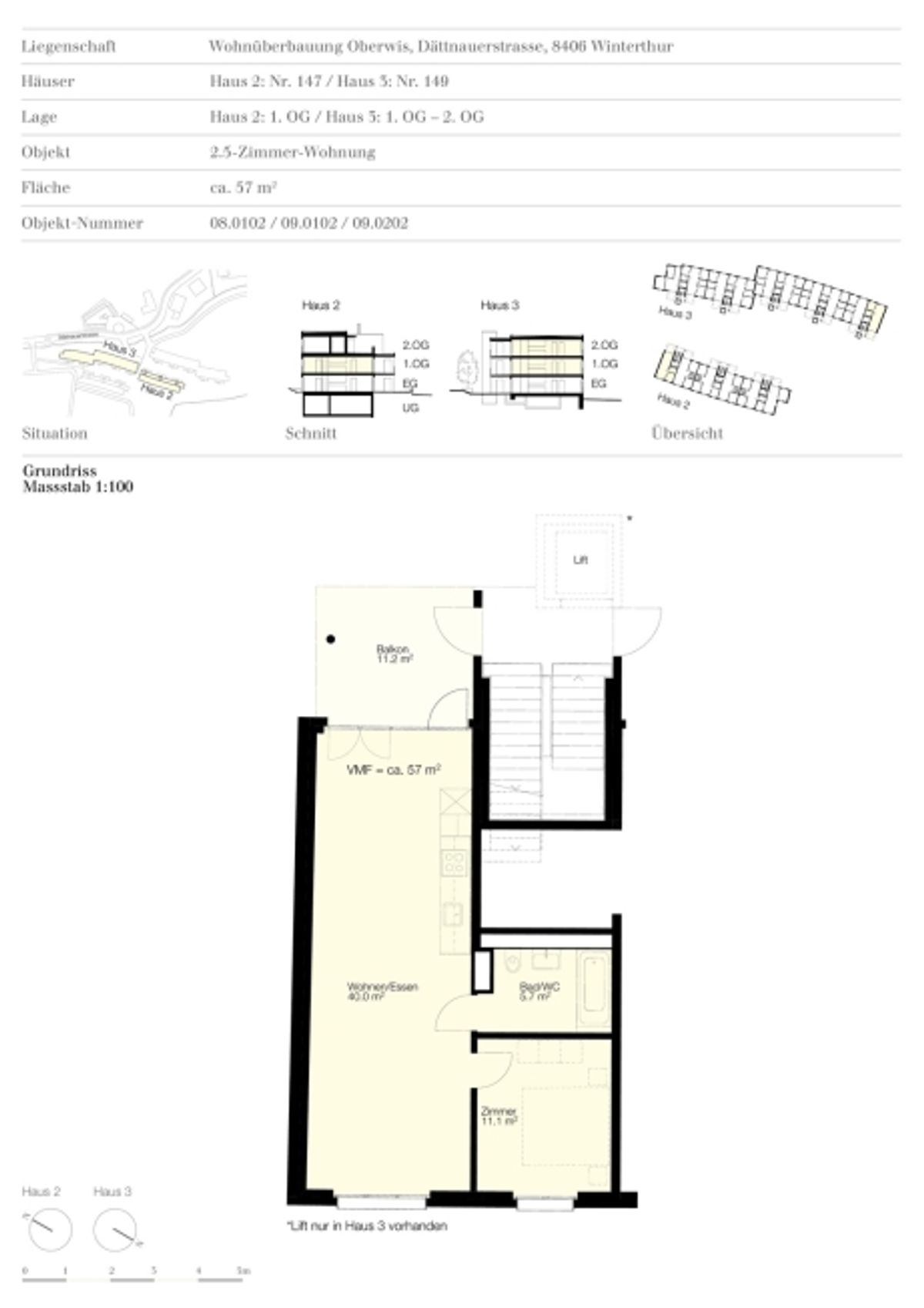 2½ ZI-WOHNUNG IN WINTERTHUR - TÖSS, MÖBLIERT, TEMPORÄR - 5