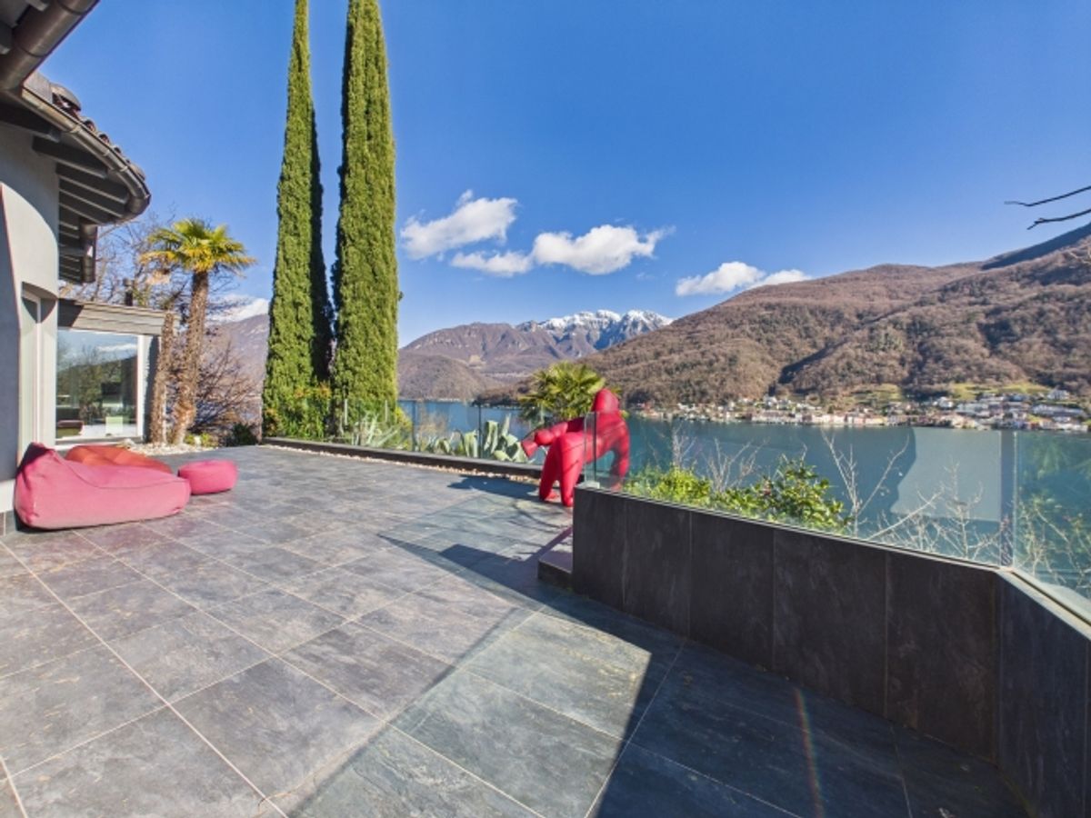 Villa di design con vista mozzafiato sul lago con SPA e piscina interna  Vico Morcote - 5