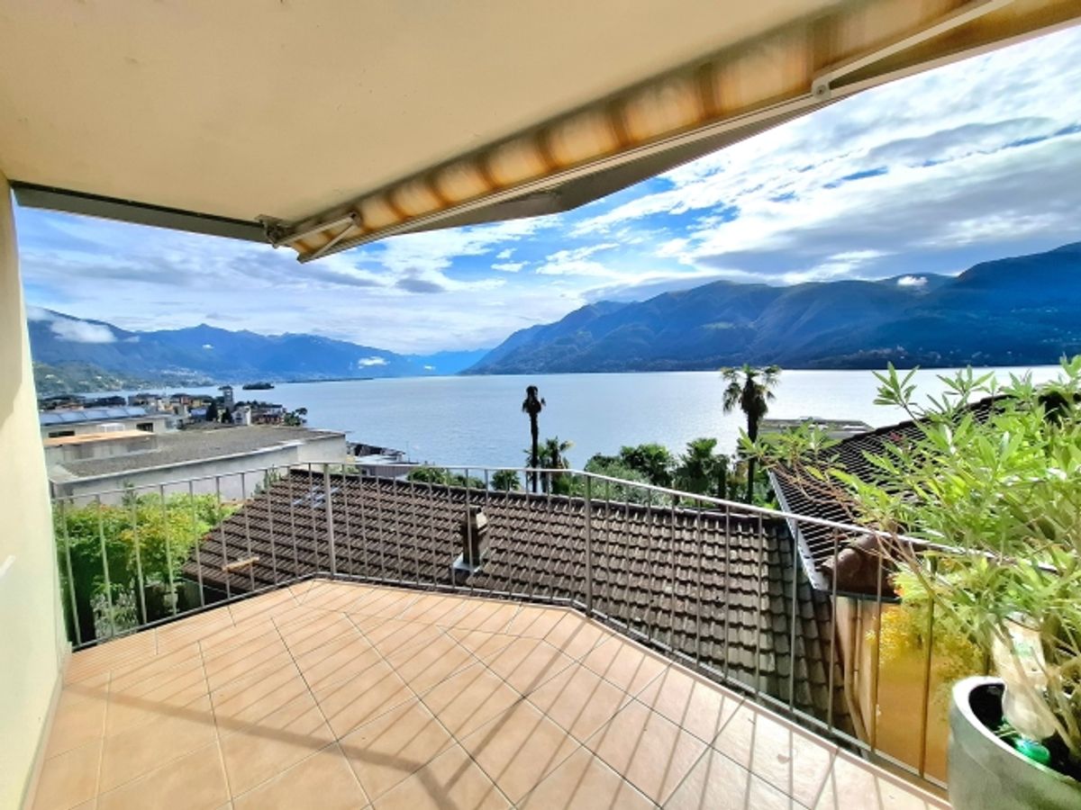 Appartamento 3.5 locali con vista lago a Brissago-Residenza primaria-Erstwohnung - 0