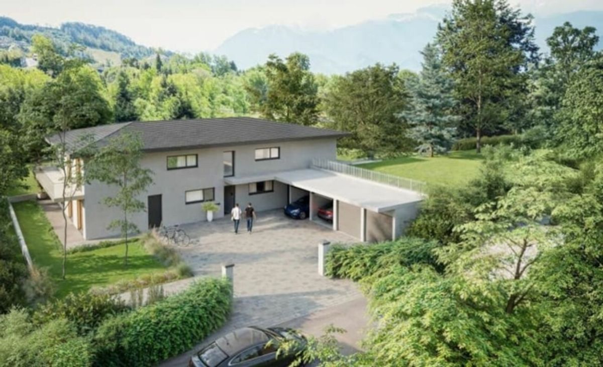 4,5 Pence Wohnung mit Garten und Blick auf die Alpen. Letzte Charge - 0