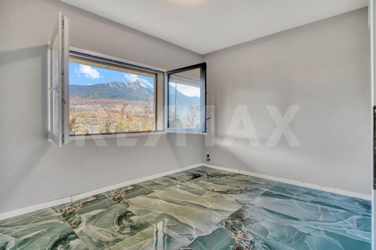 Neue Villa 2025 | Duplex 4,5p 151 m² verglaste Terrasse | Blick auf die Rhônetal-Höhen von Sion - 6