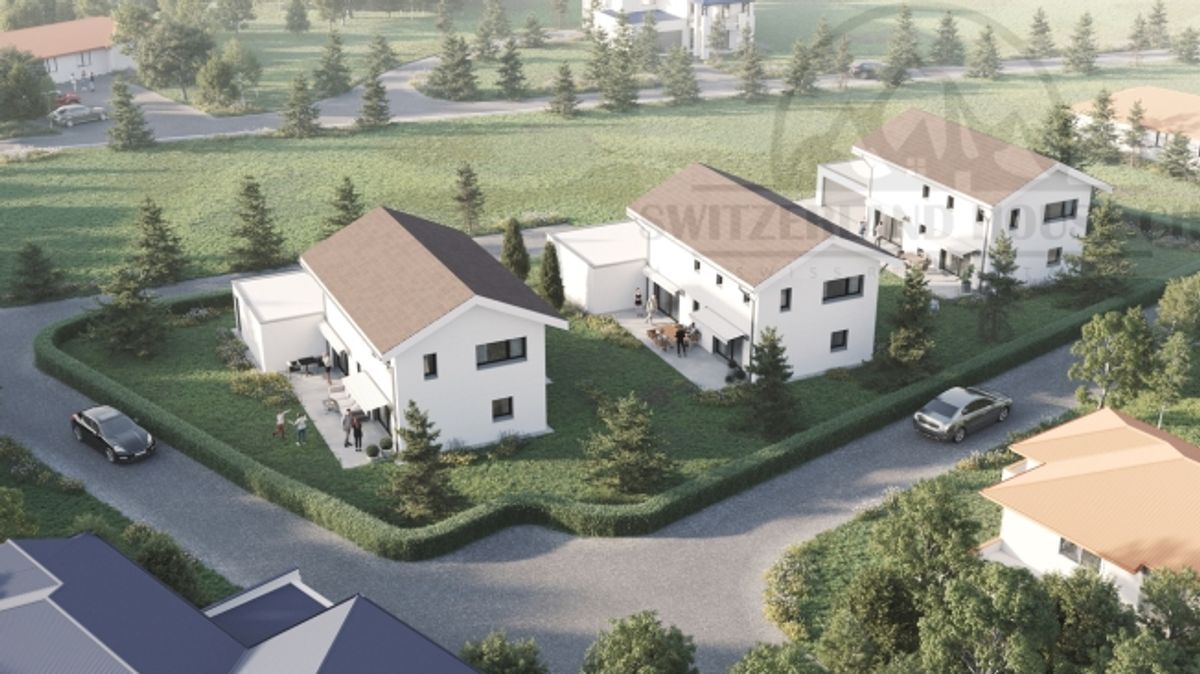 Spacieuse villa individuelle de 5.5 pcs avec grand jardin à Lovens proche nature - 5