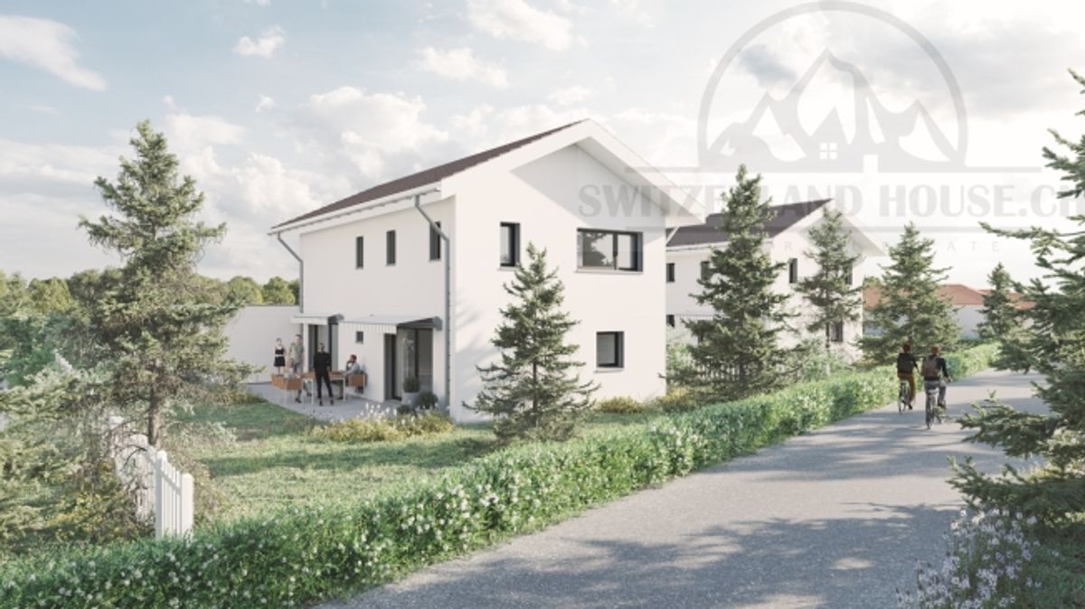 Spacieuse villa individuelle de 5.5 pcs avec grand jardin à Lovens proche nature - 7