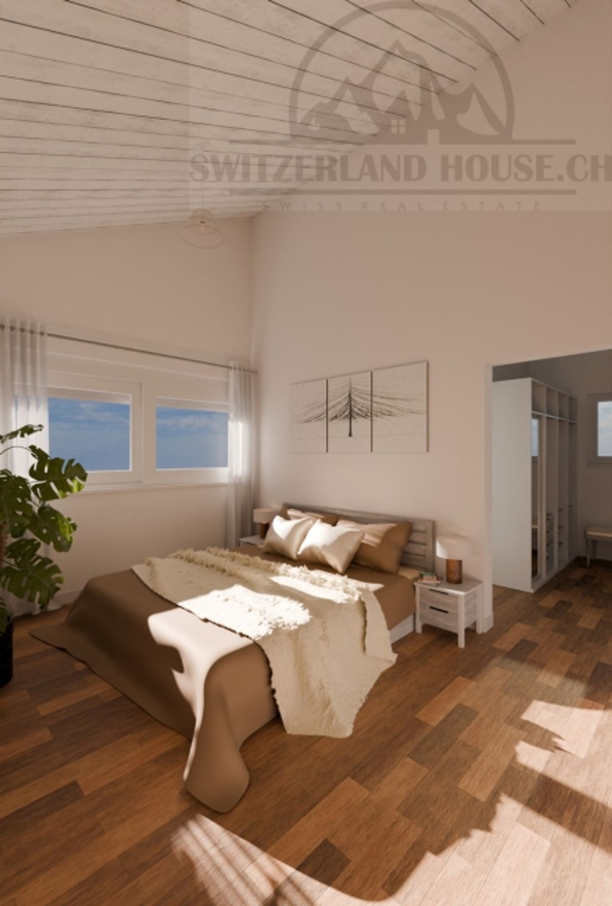 Spacieuse villa individuelle de 5.5 pcs avec grand jardin à Lovens proche nature - 10