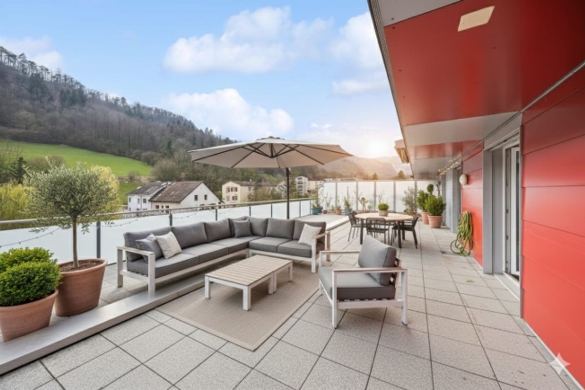 3.5-Zimmer-Attikawohnung mit 75m² Privater Dachterrasse - 1
