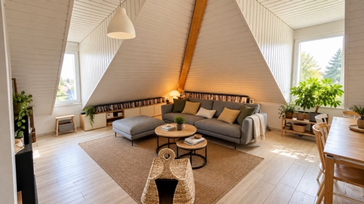 Wunderschöne und geräumige 4,5-Zimmer-Dachwohnung im Zentrum von Orbe - 1