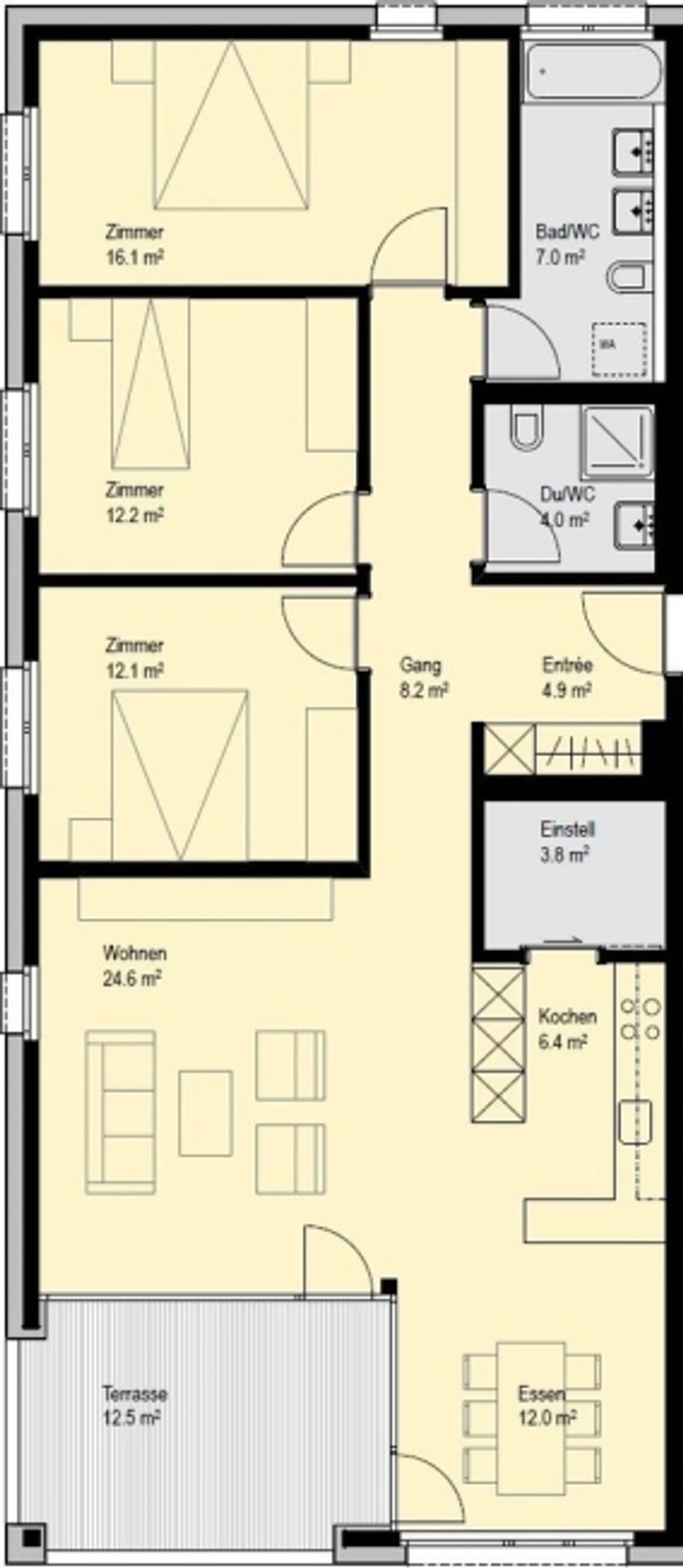 Grosszügige und moderne 4.5 Zimmer-Wohnung - 7