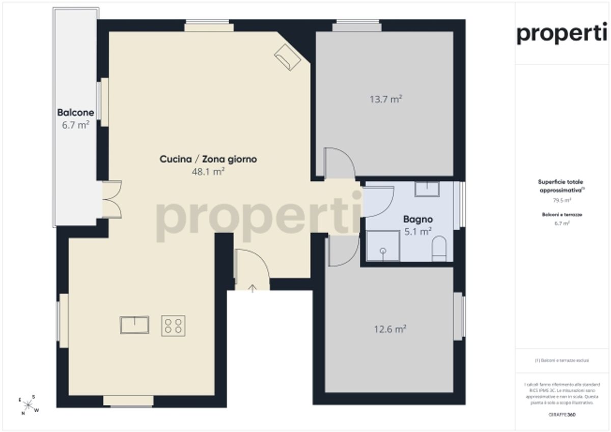 Elegante multiplex-house 10.5 locali con balcone, Acquarossa - 9