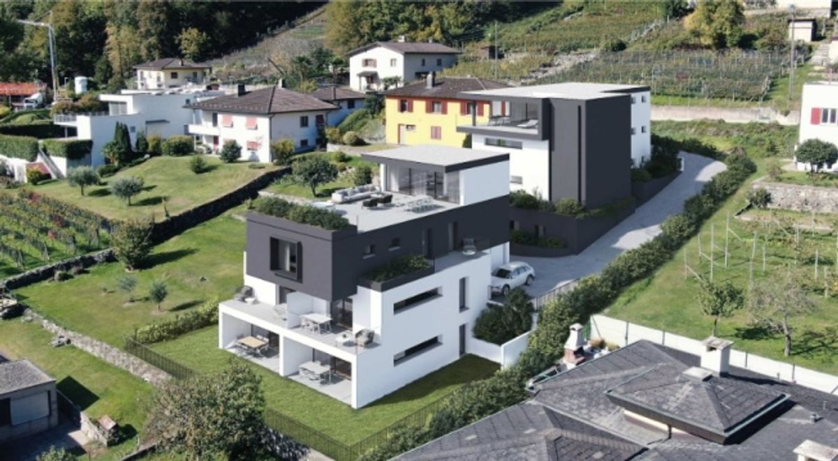 Moderne 2,5-Zimmer-Neubauwohnung in LuminoModerno appartamento di 2,5 locali di nuova costruzione a Lumino - 1