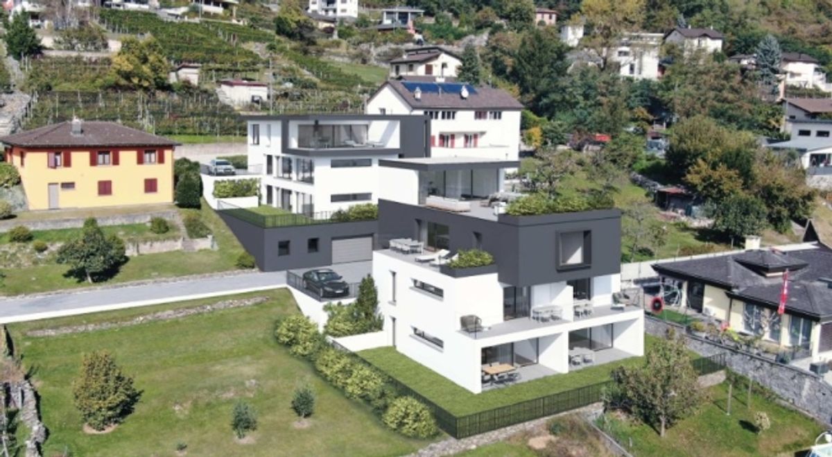 Moderne 2,5-Zimmer-Neubauwohnung in LuminoModerno appartamento di 2,5 locali di nuova costruzione a Lumino - 3