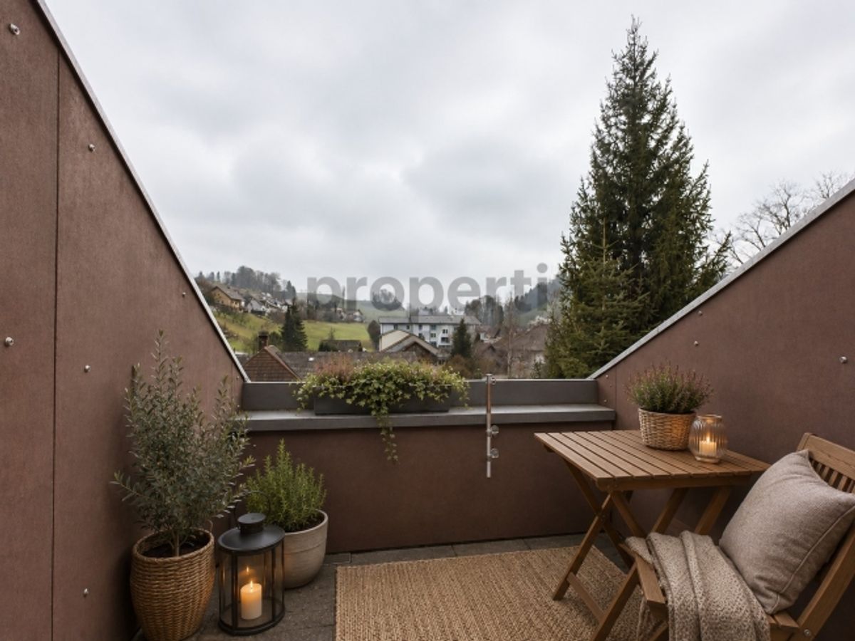 Klein, aber fein 1-Zimmer-Wohnung in Wyssachen mit Balkon an ruhiger Lage - 9