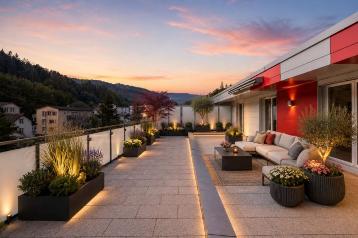 4.5-Zimmer-Attikawohnung mit grosser Dachterrasse! - 0