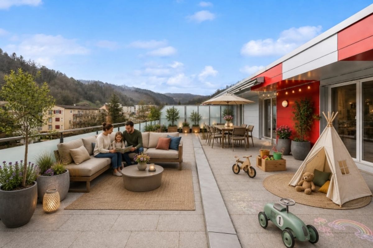 4.5-Zimmer-Attikawohnung mit grosser Dachterrasse! - 12