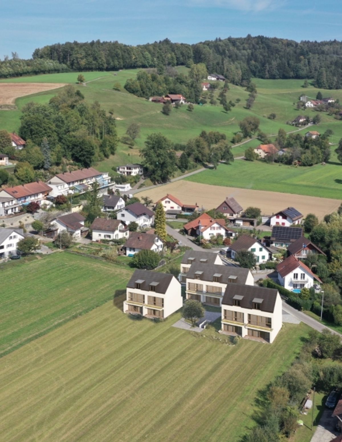Exklusives 6.5-Zimmer Neubau-Reiheneinfamilienhaus B.1 mit hochwertigem Ausbau  Oberkulm AG - 0