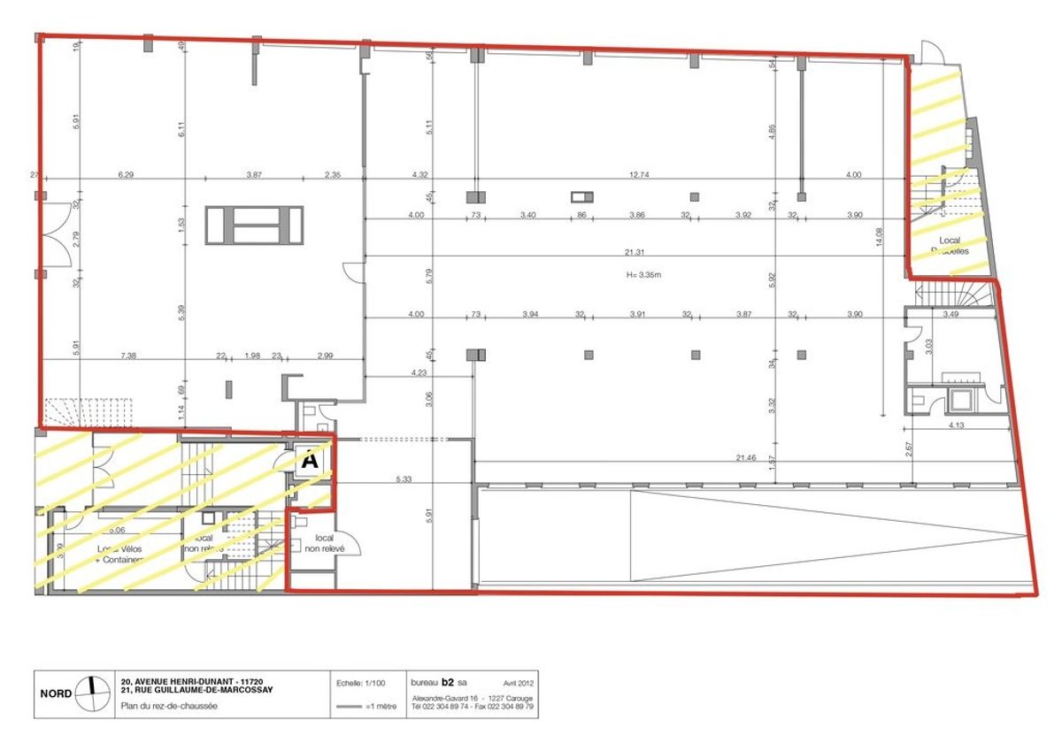 Belle arcade de 610 m2 et son dépôt de 638 m2 au coeur de Plainpalais - 1