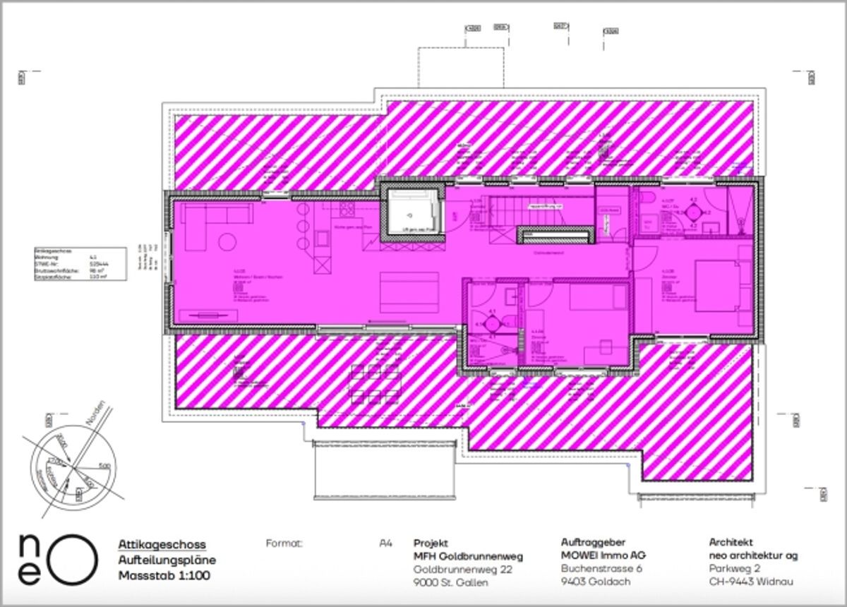 Penthousewohnung mit 110m2 Dachterrasse! - 4