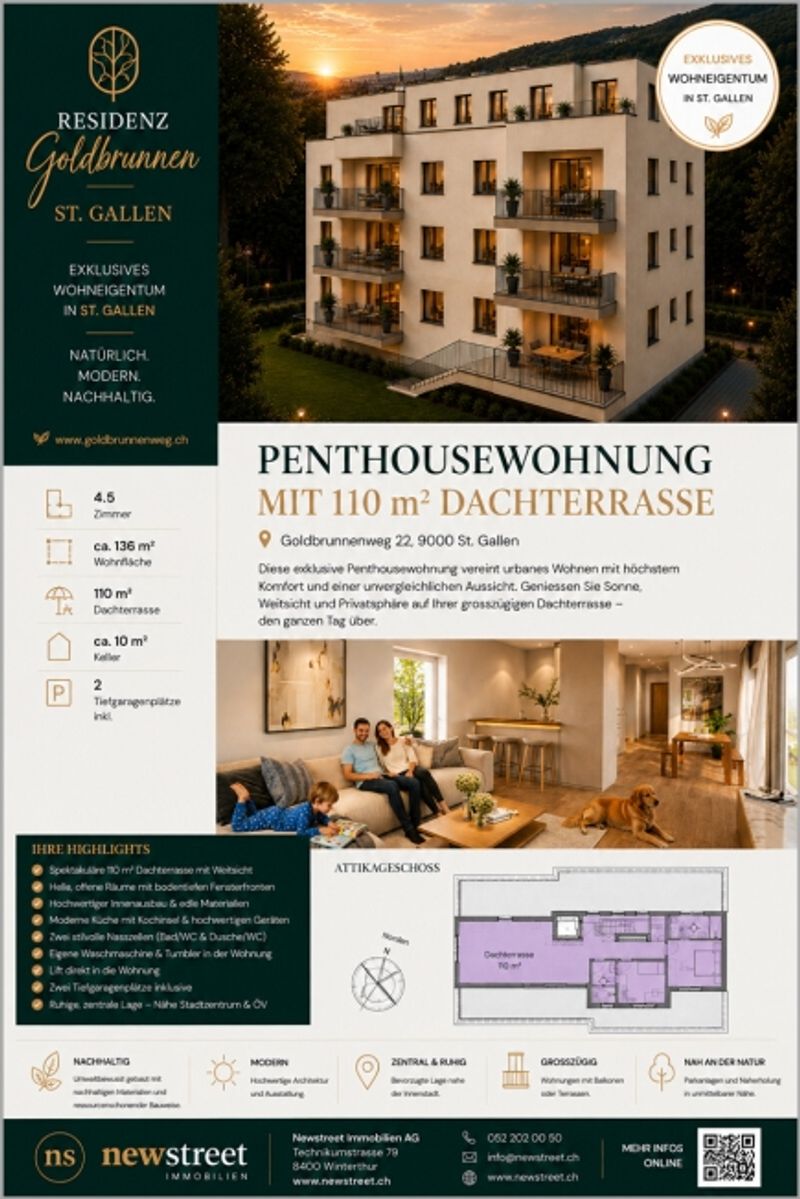 Penthousewohnung mit 110m2 Dachterrasse! - 6