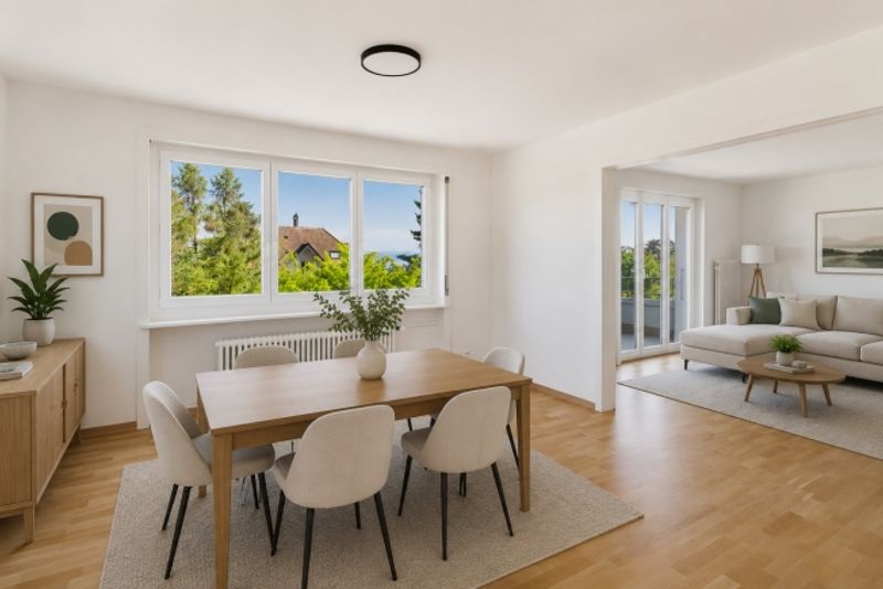 Corcelles, eine wunderschöne 3,5-Zimmer-Wohnung mit Balkon, Garage, Parkplatz - 8